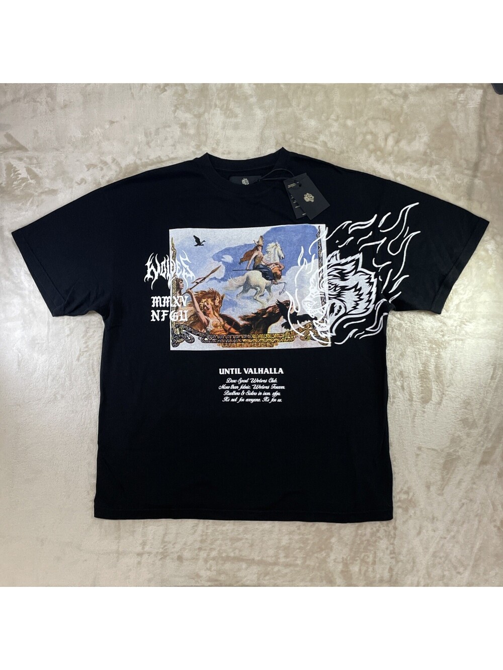 NWT! Darc Sport Until Our End Until Valhalla Black Tee Streetwear Men’s XL